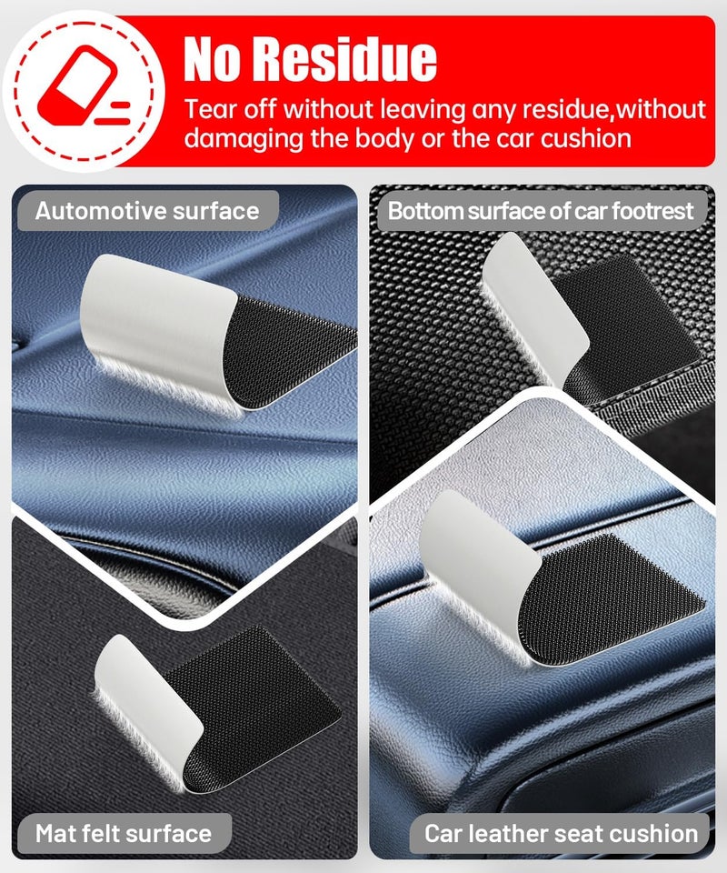 PHIXBEAR 4 inch Large Wide Hook and Loop Strips with Super Adhesive Heavy Duty, Made of 3M, Heat Resistant Waterproof, Outdoor or Indoor Use, 8 Sets Black 4x2 Inch - Image 4